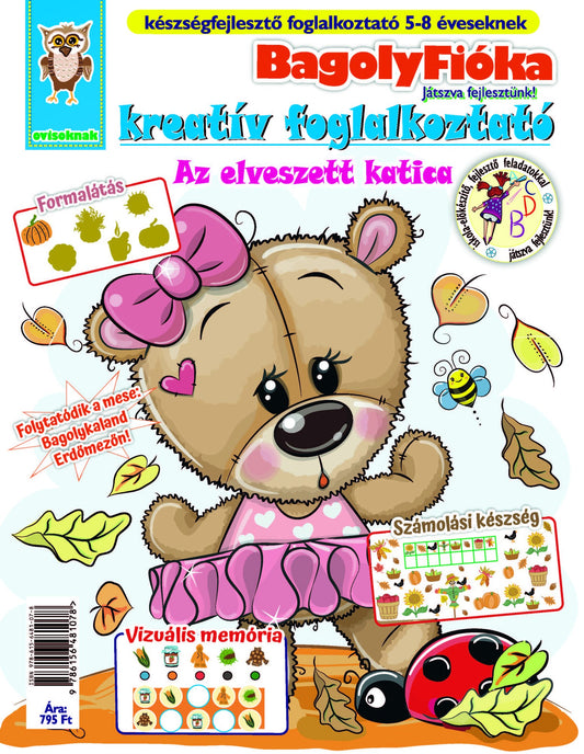 BagolyFióka - Az elveszett katica kreatív foglalkoztató borító