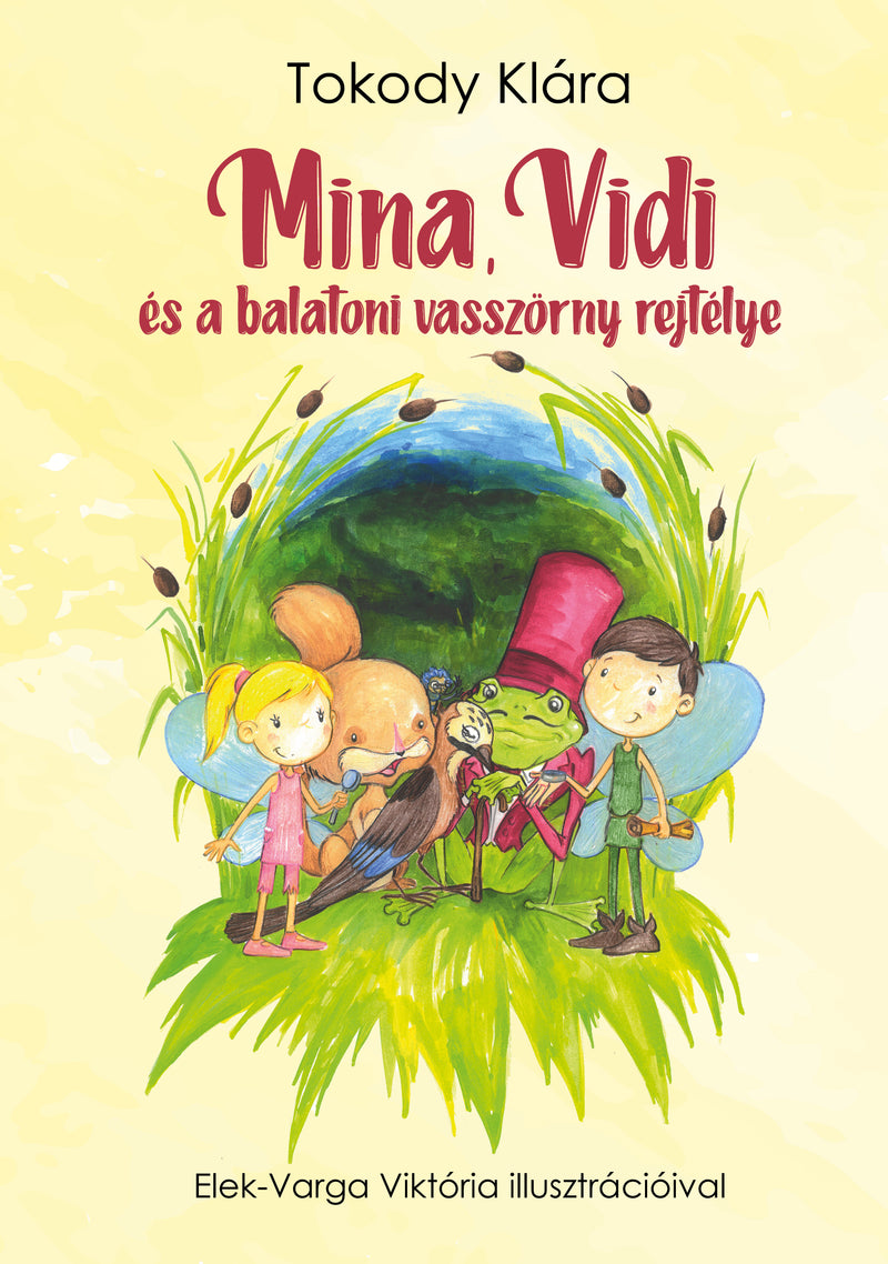 Mina, Vidi és a balatoni vasszörny rejtélye – borító