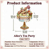 Alice's Tea Party – A Bolond Kalapos teadélutánja – zenélő doboz – 4. kép
