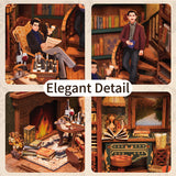 Violin Detective Agency – Holmes és Watson a kandallónál – 6. kép