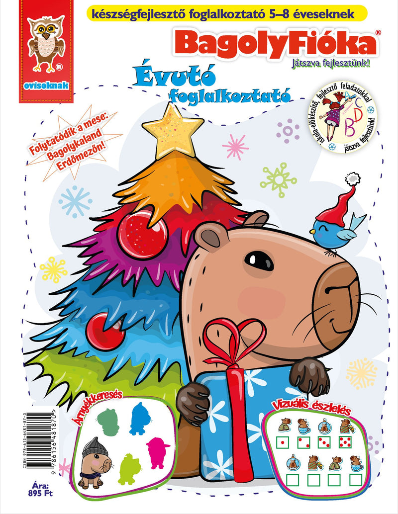 BagolyFióka - Évutó foglalkoztató – borító